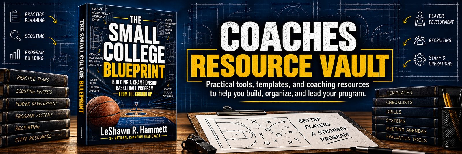 Coaches Resource Vault — Built to be used